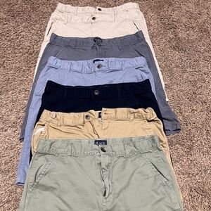 The Children's Place Kids Shorts - Cream, Gray, Blue, Tan, Green